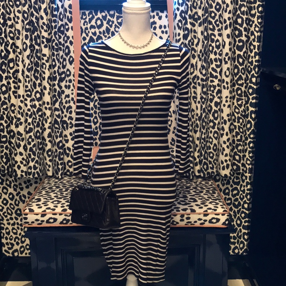 3/4 Length Sleeve BCBG Stretchy Knit Tunic/Dress